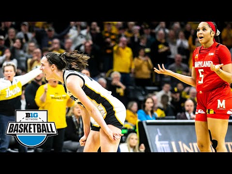 Maryland at Iowa | Feb. 3, 2023 | B1G Basketball in 60