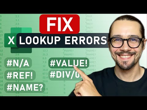 Fix XLOOKUP errors and never make them again