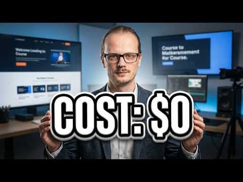 How to record and edit a Video Course with $0