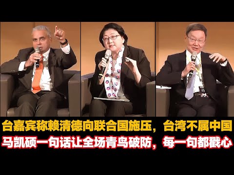 🔥台嘉宾称赖清德向联合国施压,台湾不属中国,马凯硕一句话让全场青鸟破防,每一句都戳心 #马凯硕台湾 #台湾统一 #雷倩 #kishore mahbubani china #中美关系