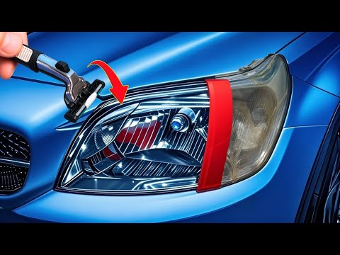 Restore Old Headlights to BRAND NEW With Secret Tool – Genius Trick Billions Don’t Know😱