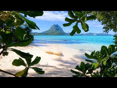 Secret Escape to a Beautiful Beach in Bora Bora