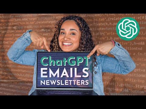 How to Create Newsletter and Emails with A.I. (ChatGPT)