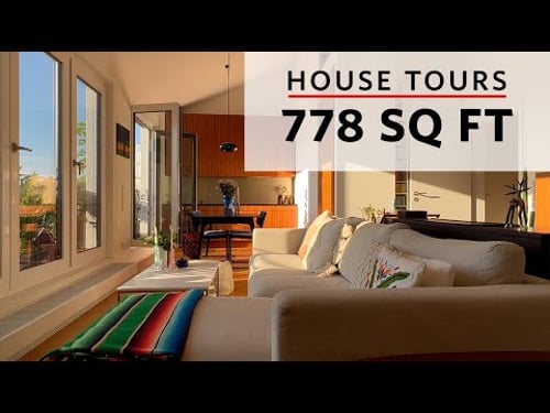 House Tours: A 778 Sq Ft Mid-Century Modern Apartment in Germany