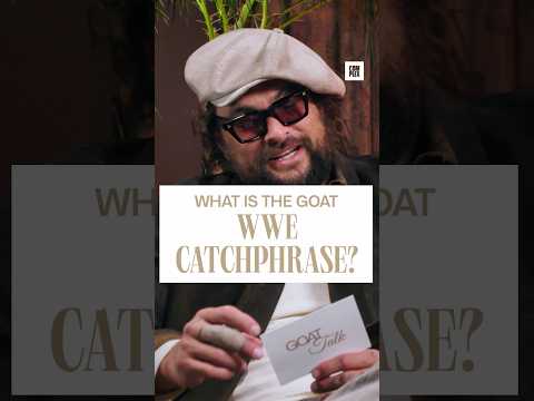 Jason Momoa and Dave Bautista debate the GOAT catchphrase #GOATTalk