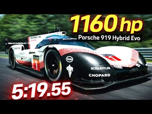 Fastest Lap Record At Nurburgring By Porsche 919 Hybrid Evo Explained