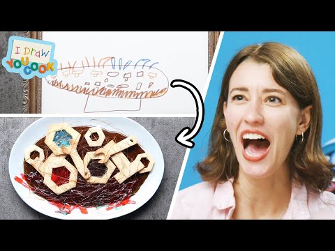 Can These Chefs Turn This Robot Drawing into Actual Food? • Tasty