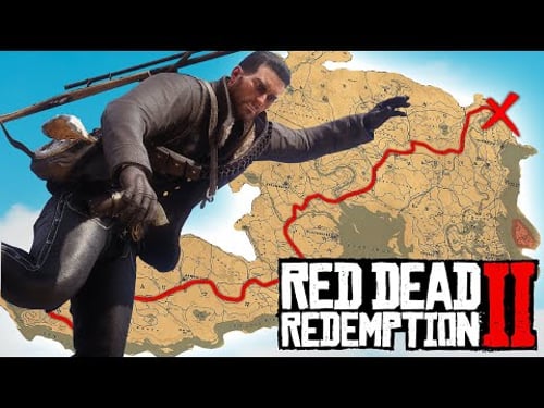 DRUNK WALKING across the ENTIRE MAP in Red Dead Redemption 2