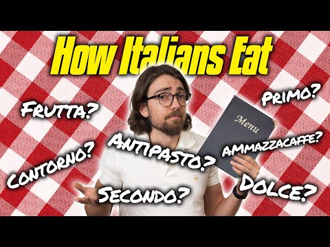 The Italian Menu Explained