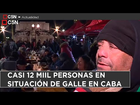 CASI 12 MIL PERSONAS en SITUACIÓN de CALLE en CABA