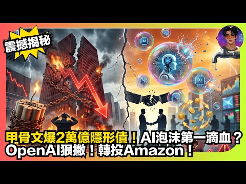 【震撼揭秘】甲骨文爆2萬億隱形債|AI泡沫第一滴血?|OpenAI狠撇|轉投Amazon|娛樂爆爆爆