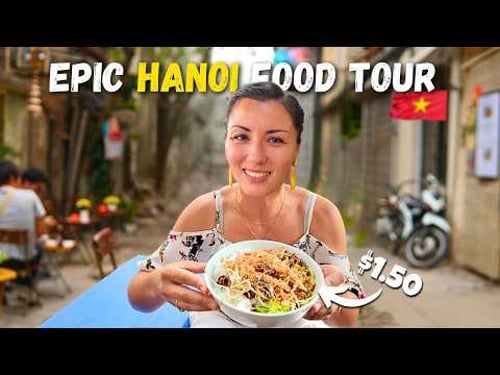 Hanoi, Vietnam Street Food Tour 2025 🇻🇳 (BEST Budget Eats)