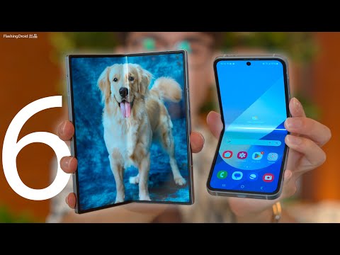 Samsung Galaxy Z Fold6 | Flip6 搶先上手體驗!生成 Galaxy AI 新功能重點試玩|細摺機 50MP 鏡頭升級|大改機身設計!FlashingDroid 出品