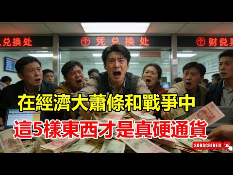 比黃金更值錢?在經濟大蕭條和戰爭中,這「5 樣東西」才是真正的硬通貨!黃金排不上第一名?答案讓你背脊發涼!#經濟大蕭條 #戰爭 #硬通貨 #黃金 #避險資產 #歷史