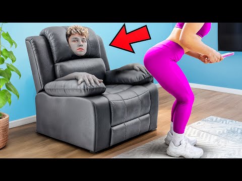I Built a SECRET Chair to Scare My Girlfriend!