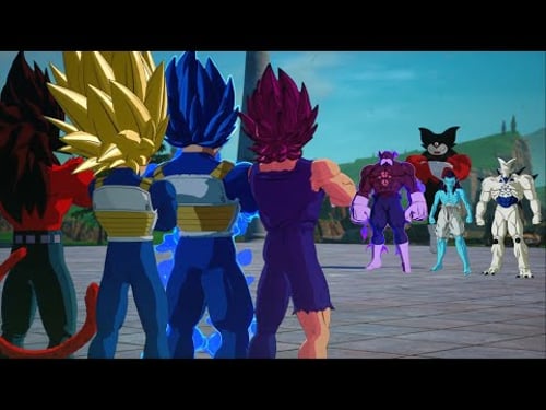 Vegeta Versions Vs Powerful Opponents - Dragon Ball Sparking! Zero
