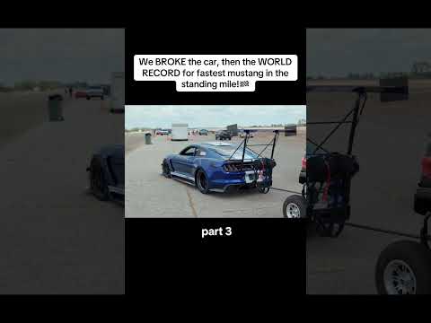 Arkansas Mile May 2025 Part 3 #arkansasmile #fastestmustang #worldrecord #mustang #standingmile