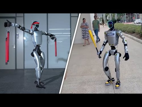 Unitrees neue V6 ist tödlich: Sie wurde zum Angriff trainiert (G1 KungFu Kid V6)