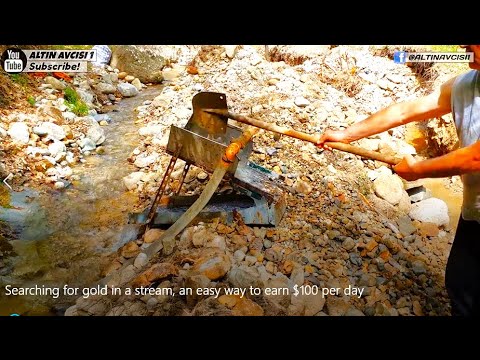 Searching For Gold in A Stream, An Easy Way To Earn $100 Per Day