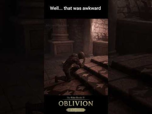 He forgot to make a move #shorts #oblivionremastered