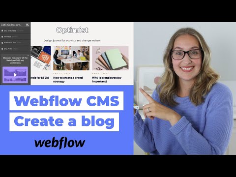 Webflow CMS for blogs and portfolios - step by step guide