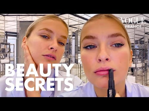 Camille Razat nous dévoile sa routine beauté typiquement française | Beauty Secrets | Vogue France