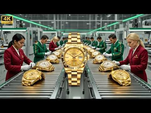Inside the Rolex Gold Factory: How Pure Gold Turns into a Swiss Luxury Watch (Full Process)