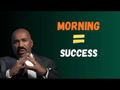 STOP WASTING YOUR MORNINGS β 5 HABITS THAT WILL CHANGE YOUR LIFE | STEVE HARVEY | ALPHA MINDSET