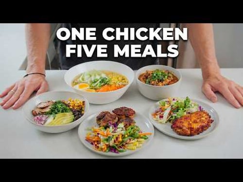 Turn 1 Whole Chicken Into 5 Family Meals