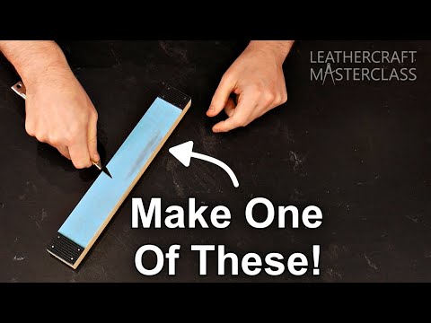 The Best Strop For Leathercrafters? How To Make Your Own! 60 Min Project #LeathercraftMasterclass