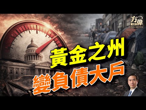 4 年跑掉 100 萬人、350 家企業外逃!福利失控、無家可歸激增、稅負全美最高…結構性赤字大爆發!|#方偉時間 12.16.2025
