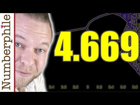 The Feigenbaum Constant (4.669) - Numberphile