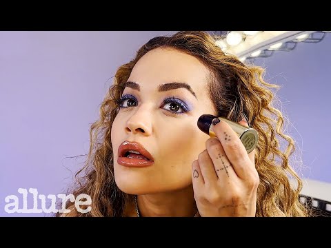 Rita Ora's 10-Minute Rockstar Blue Eyeshadow Look