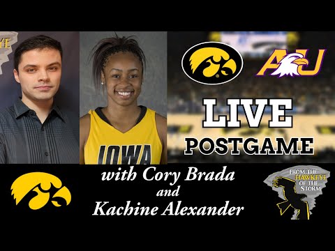 IOWA - ASHLAND POSTGAME (Exhibition) with Kachine Alexander / Iowa Women's Basketball Postgame