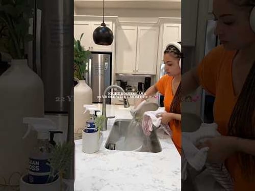 Night Routine As A 22 YR Old Wife + Mom.✨👧🏽👶🏽💕 #christianmom