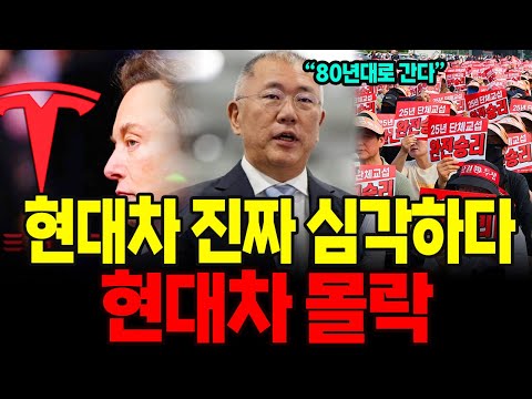 "이대로면 80년대로 돌아간다" 생각보다 심각한 현대차의 내부 상황