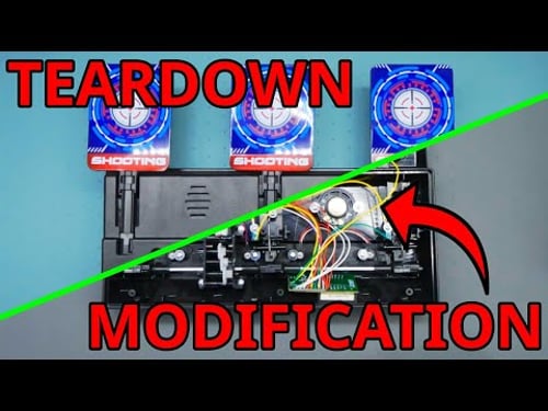 Foam Blaster Electronic Target: Teardown and Quiet Mod