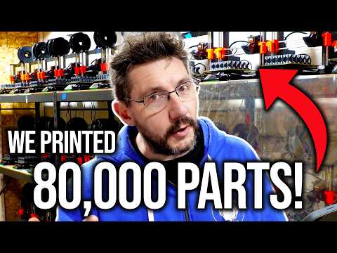 How We Used 50 Printers to Make 80,000 Parts!