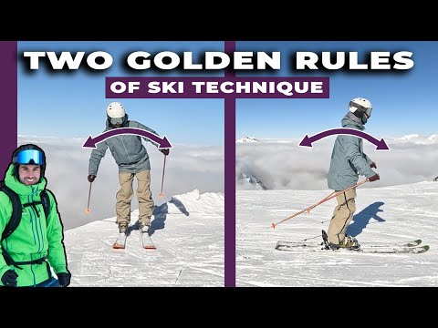 Strong Parallel Skiing - The Two Golden Rules of Ski Technique