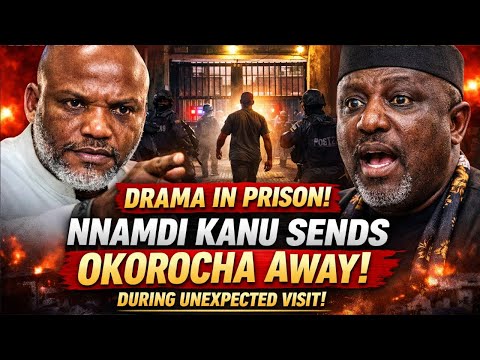 Drama in Prison! Nnamdi Kanu Sends Okorocha Away During Unexpected Visit!