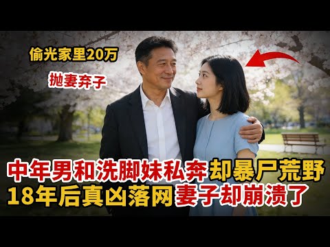 2025悬案侦破|中年男偷光家里20万和洗脚妹私奔,第二天却暴尸荒野,18年后真凶被捕,妻子得知真相崩溃了...【中国110】#私奔 #悬案