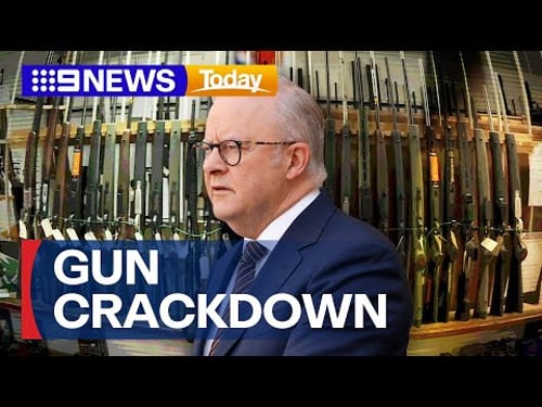 Push for tougher gun laws after Bondi terror attack | 9 News Australia