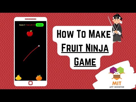 Make a Fruit Ninja Game in MIT App Inventor - FULL Tutorial | App Inventor Fruit Ninja Game