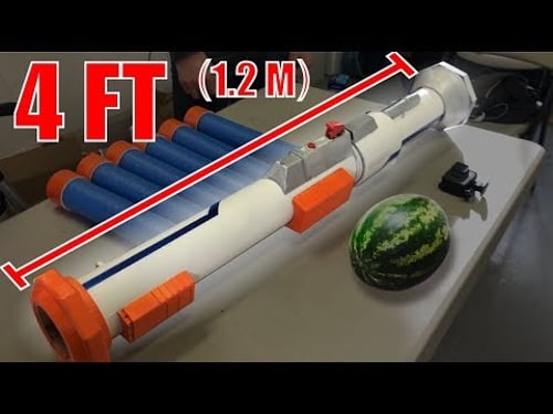 NERF Rocket Launcher!!
