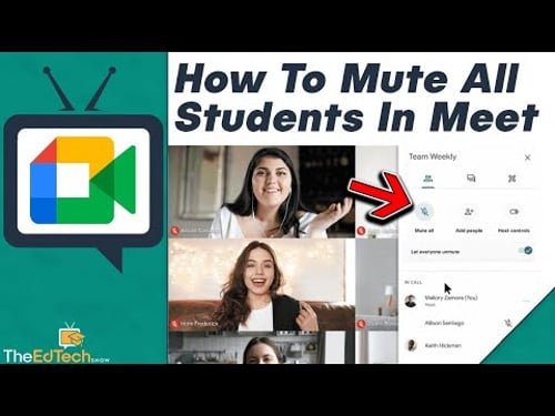 How To Mute All Students In Google Meet (Mute All Participants Update)