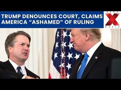 Trump Lashes Out At Scotus Justices Over Tariffs | NewsX World