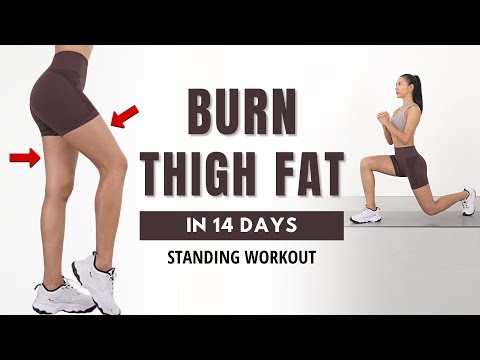 BURN THIGH FAT in 14 Days - 15 min Slim Thighs Workout | No Jumping