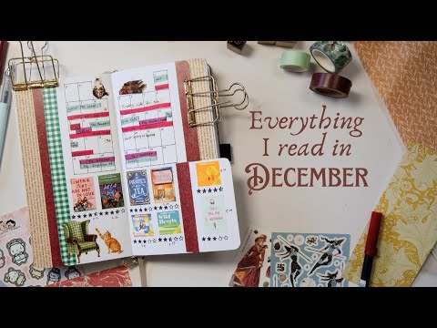 January Reading Journal Setup 📚 & What I Read in December