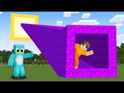 I Found a Secret Tunnel to The Sun in Minecraft...