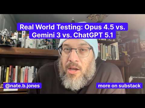 Real World Testing: Opus 4.5 vs. Gemini 3 vs. ChatGPT 5.1